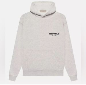 NEW! Essentials Light Gray Hoodie